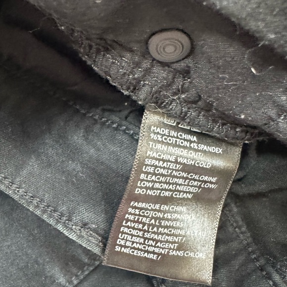 BDG Twig High Rise Crop Light Stretch Skinny Black Jeans Womens 28/6 - Picture 8 of 11